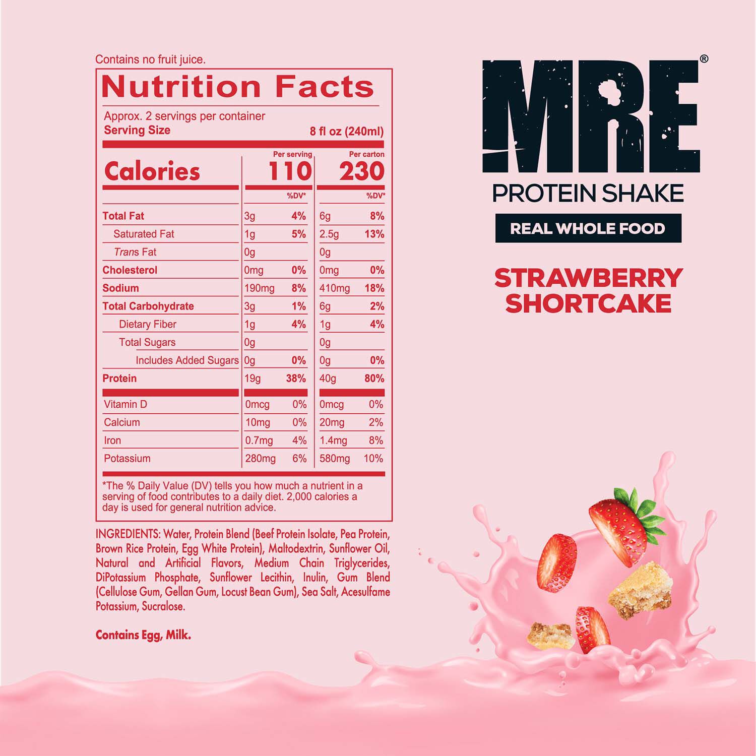 548916 REDCON1 Shop GNC for REDCON1 MRE Protein Shake Real Whole Food